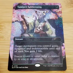 1x Tamiyo's Safekeeping, Confetti Foil, Secret Lair Furby - 2335, Magic MTG NM - Image 1