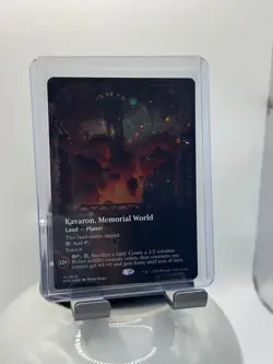 MTG, Kavaron, Memorial World (Borderless) 376 (Galaxy Foil) Edge of Eternities - Image 1