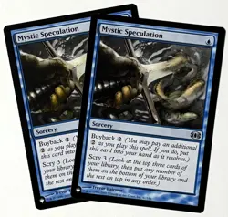 X2 MTG Future Sight (FUT 041) Mystic Speculation - NM - Uncommon - The List - Image 1