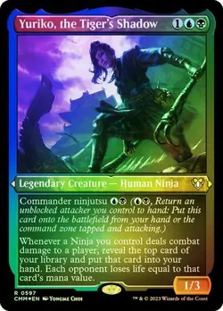 NM Etched Foil Yuriko, the Tiger's Shadow, MTG, Commander Masters, Magic, 597 - Image 1