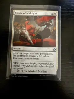 Stroke of Midnight FDN Foundations MTG 148 UNCOMMON M/NM - Image 1