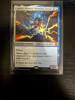 Spider-Woman, Stunning Savior - SPM - MTG - EN - NM - 0152 - Image 1