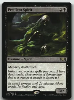 Pestilent Spirit R Ravnica Allegiance 81 LP - Image 1