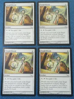 MTG 4x Tanglebloom x4 LP Mirrodin Magic Playset - Image 1