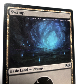 Swamp 0272 Wilds of Eldraine INK MISPRINT MTG Magic the Gathering NEAR MINT NM - Image 3