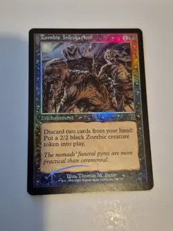 1x 2001 Magic: The Gathering Zombie Infestation FOIL Odyssey #159/350 LP x1 - Image 1