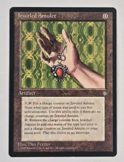 Jeweled Amulet Ice Age Regular NM MTG Magic The Gathering - Image 1