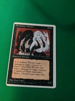 Cuombajj Witches Chronicles off center miscut misprint error shifted normal back - Image 1