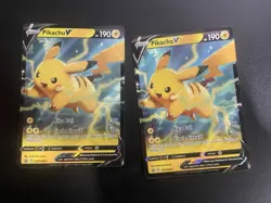 2019-2023 Pokemon SWSH Black Star Promos Pikachu V #SWSH063 Lot Of 2 - Image 1