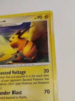 Raichu 27/99 Rare Arceus Pokemon Card - Image 3