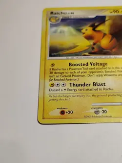Raichu 27/99 Rare Arceus Pokemon Card - Image 5