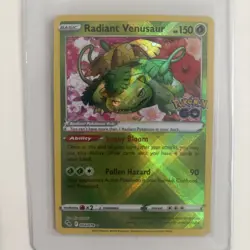 Radiant Venusaur 004/078 Pokemon GO Holo - Image 1