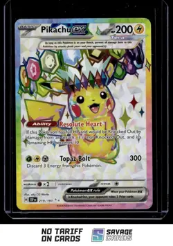 2024 Pokemon Scarlet & Violet Series - Surging Sparks Pikachu ex #219/191 Ultra - Image 1