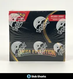 POKEMON TCG MEGA EVOLUTION ENHANCED BOOSTER BOX WITH TOPPER SEALED BOX - Image 1