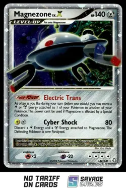 2008 Pokemon Diamond & Pearl - Legends Awakened Holo Magnezone LV.X #142/146 - Image 1