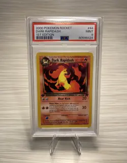 Pokemon Team Rocket 1st Edition - Dark Rapidash #44 - MINT PSA 9 | FRESH PULL - Image 1