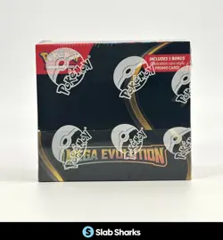 POKEMON TCG MEGA EVOLUTION ENHANCED BOOSTER BOX WITH TOPPER SEALED BOX - Image 1
