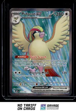 2023 Pokemon Scarlet & Violet Series - Obsidian Flames Pidgeot ex #217/197 Ultra - Image 1