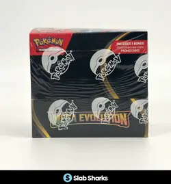 POKEMON TCG MEGA EVOLUTION ENHANCED BOOSTER BOX WITH TOPPER SEALED BOX - Image 1