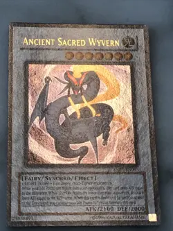 Yu-Gi-Oh! ANCIENT SACRED WYVERN” Ultra Rare Unl Ed ANPR-EN043 - Image 2