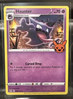 Haunter 065/196 Halloween 2023 Trick or Trade Regular Uncommon Pokemon Card - Image 1