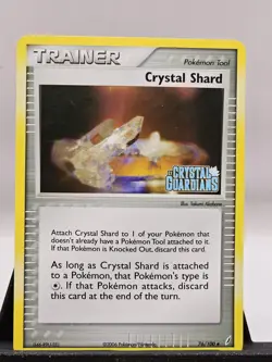 2006 Pokemon Card Crystal Shard Stamped Crystal Guardians 76/100 Reverse Holo - Image 1