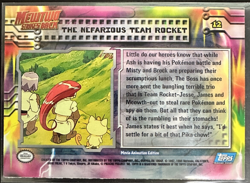 THE NEFARIOUS TEAM ROCKET #12 Topps Pokemon Card Mewtwo Strikes Back - Image 2