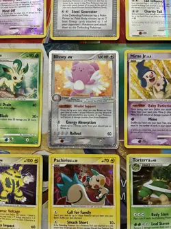 Vintage Pokemon Card Lot Holo Reverse Holo Fire Leafeon Blissey - Image 2