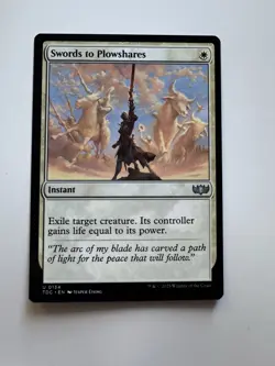 ~ Swords to Plowshares ~ NM ~ Commander: Tarkir: Dragonstorm ~ MTG ~ - Image 1
