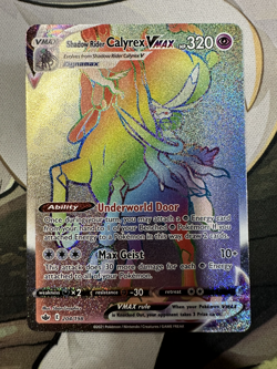 Pokemon Card -Shadow Rider Calyrex Vmax 204/198 Full Art - Chilling Reign - Image 1