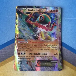 Pokemon TCG Hawlucha EX 64/111 XY-Furious Fists Holo Card - Image 1