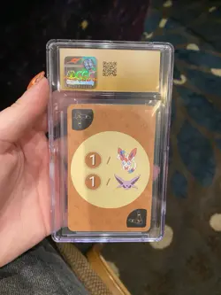 CGC 10 UMBREON Pristine Pokemon Playing Cards Korean Point Salad-Eevee Edition - Image 2