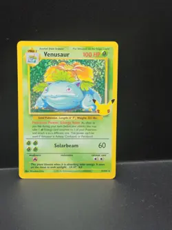 Pokemon TCG Venusaur Base Set, Holo Unlimited Rare Card 15/102 Celebrations - Image 3