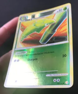 Metapod 46/123 HGSS Heartgold and Soulsilver REVERSE HOLO Pokemon Card Exc - Image 4