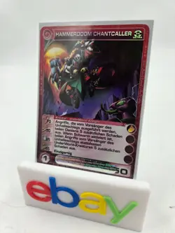 Hammerdoom Chantcaller Ultra Rare Holo 1st Edition Chaotic Card GERMAN ERROR - Image 1