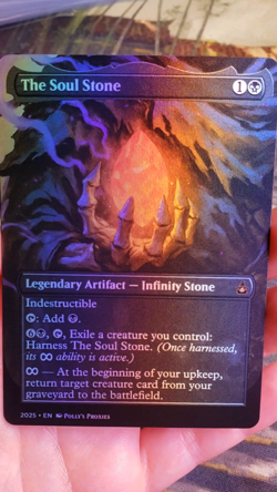 The Soul Stone FOIL Proxy Playtest Card with Custom Art Design - Image 2