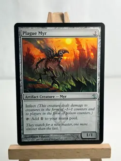 Plague Myr Mirrodin Besieged Regular NM - Image 1