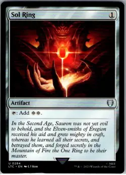 Sol Ring LTC 0284 - MTG - LTR: Tales of Middle-Earth Commander UnCommon - Image 1