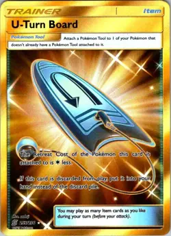 U-Turn Board (Secret) Secret Rare SM - Unified Minds 255/236 NM Pokemon - Image 1
