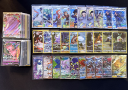 Lot of 150 Pokemon Cards V/VMAX/EX/Full Art/GX/Trainer/Holos Modern Collection - Image 1
