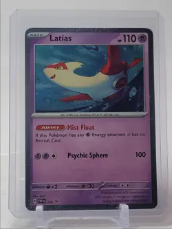 LATIAS 2024 POKEMON SCARLET & VIOLET BLACK STAR PROMO /139 Q4841 - Image 1