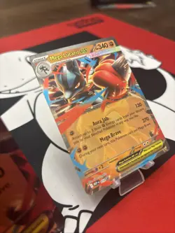 Pokemon Mega Lucario Ex 012 Black Star Promo Oversized-standard & mini figure - Image 5