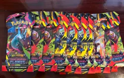 Pokemon TCG Phantasmal Flames Sleeved Booster Pack LOT X 10 - Image 1