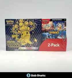 POKEMON TCG SURGING SPARKS ELITE TRAINER BOX BOOSTER BUNDLE SEALED 2-PACK BOX - Image 1
