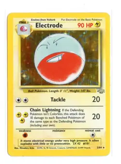 Electrode 02/64 Holo Rare Holo Jungle Pokemon TCG MP - Image 1