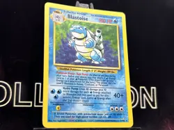 LP Condition Blastoise Holo Rare Base Set 2/102 Pokemon Card WOTC - Image 4