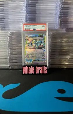 2025 POKEMON PRISMATIC VAPOREON EX PSA 9 MINT SURPRISE BOX EXCLUSIVE - Image 1