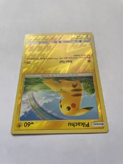 Pikachu 28/73 NM Reverse Holo SM Shining Legends 2017 Pokemon TCG - Image 3