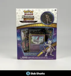 POKEMON TCG SHINING LEGENDS PIN COLLECTION MEWTWO SEALED BOX - Image 1