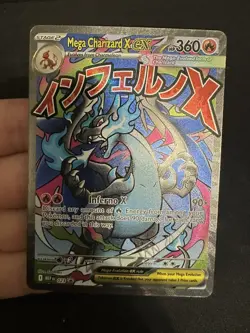 Pokemon Phantasmal Flames UPC Mega Charizard X ex 023 Mega Evolution Promo Mint! - Image 1